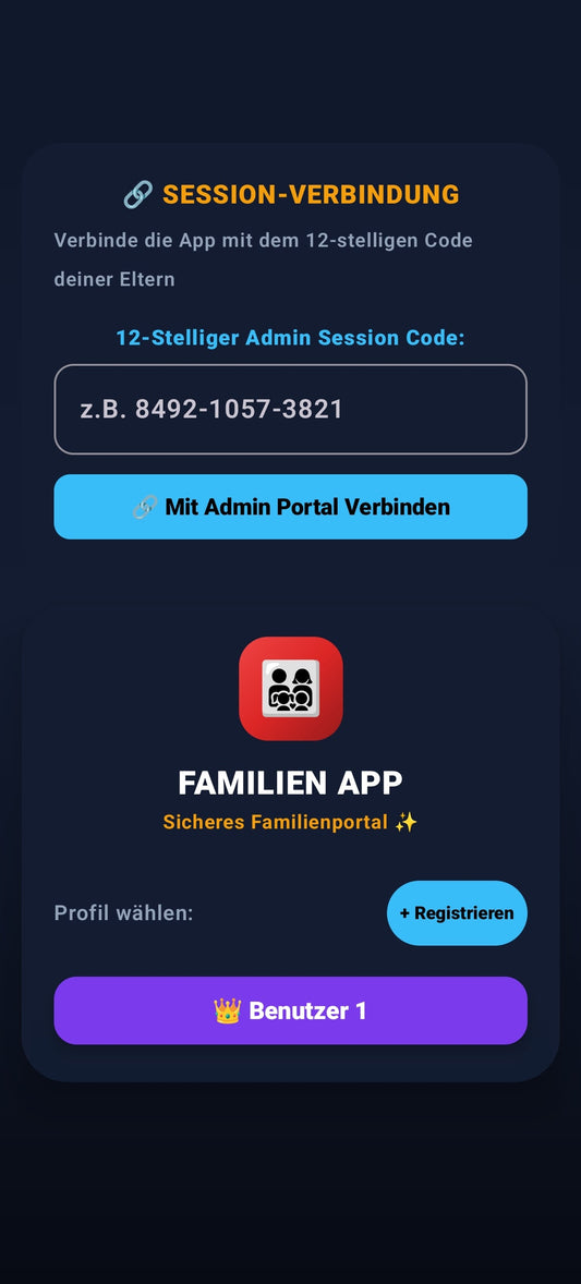 Familien-App – Euer Alltag-Organizer